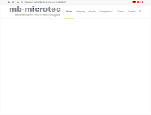 Tablet Screenshot of mbmicrotec.com